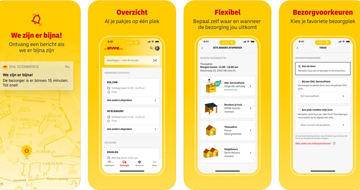 DHL volg je pakket app