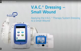 Instructievideo V.A.C. therapy system dressing aanbrengen op kleine wonden